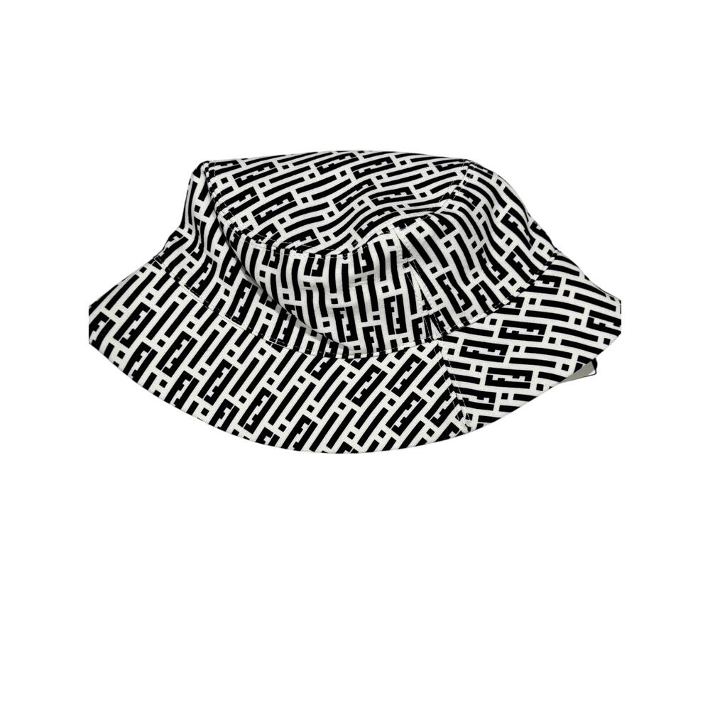 Fendi Black and White Bucket Hat Large New with Tags - Picture 2 of 4